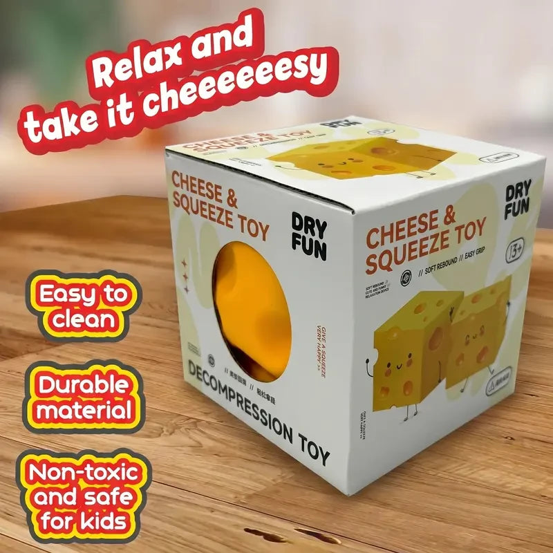 Jumbo Cheese Stress Squishy