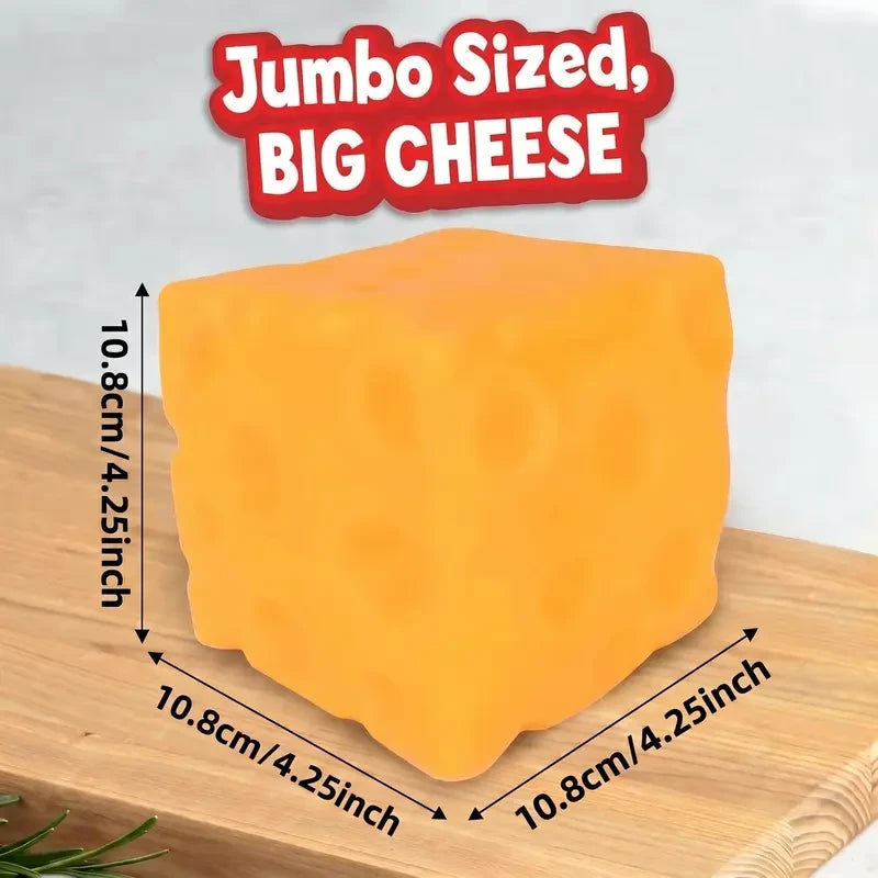 Jumbo Cheese Stress Squishy