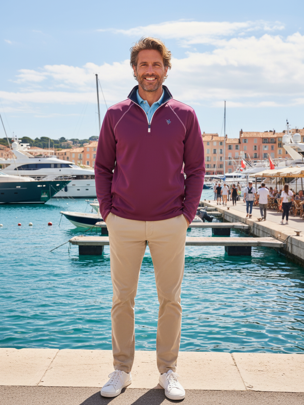New Harbor Quarter Zip Effortless Comfort