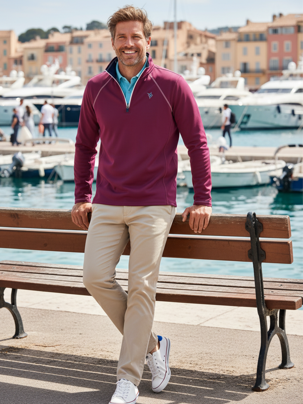 New Harbor Quarter Zip Effortless Comfort